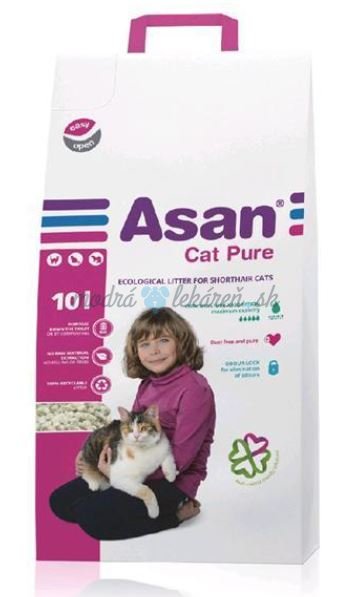 ASAN Pure pre mačky a fretky 10 L (2 kg)