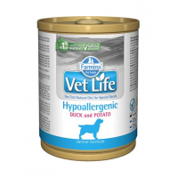 Farmina Vet Life dog Hypoallergenic Duck & Potato konzerva 300 g