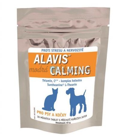 ALAVIS Calming pre psov a mačky 30 žuvacích tabliet