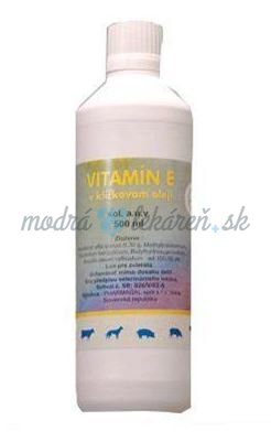 Vitamin E v klíčkovom oleji sol. 500 ml