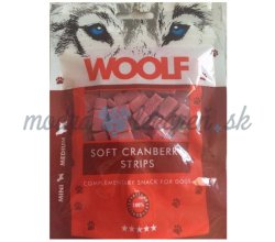 Pamlsok Woolf Dog Cranberry Soft Strips 100 g