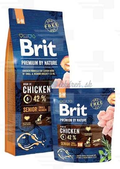 Brit Premium by Nature dog Senior S+ M