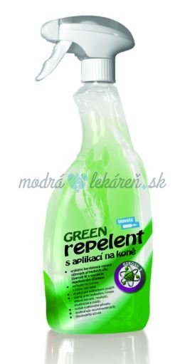 Repelent GREEN sprej s aplikáciou na kone 750 ml