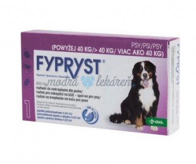FYPRYST FOR DOGS 1X4.02ML NAD 40KG