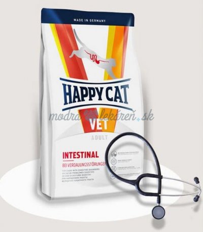 Happy Cat VET DIET - Intestinal - pri tráviacich poruchách
