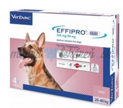 EFFIPRO DUO L 268 mg/ 80 mg spot-on psy 20-40 kg 4 x 2,68 ml