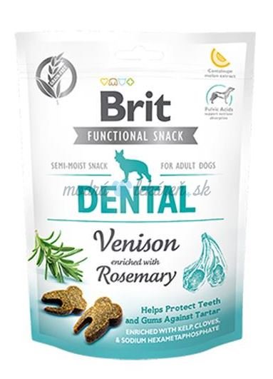 Pamlsok Brit Care Dog Functional Snack Dental Venison 150 g
