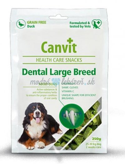Pamlsok Canvit Health Care dog Dental Snack Large Breed 250 g
