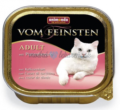 Animonda Vom Feinsten cat CLASSIC hovädzie a morčacie srdiečka 100 g