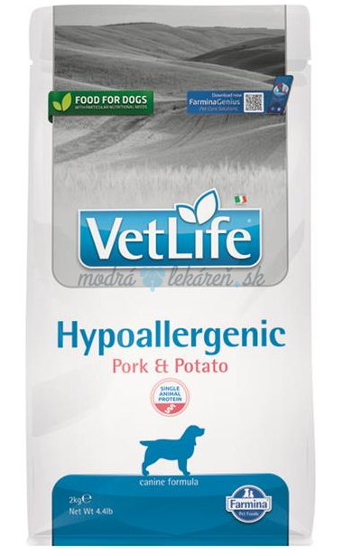 Farmina Vet Life dog hypoallergenic pork & potato 2 kg