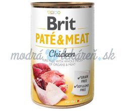 Brit Paté & Meat Chicken 400 g konzerva