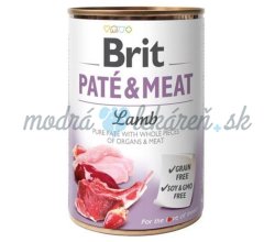 Brit Paté & Meat Lamb 400 g konzerva