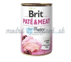 Brit Paté & Meat Puppy 400 g konzerva