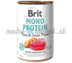 Brit Mono Protein Tuna & Sweet Potato 400 g konzerva